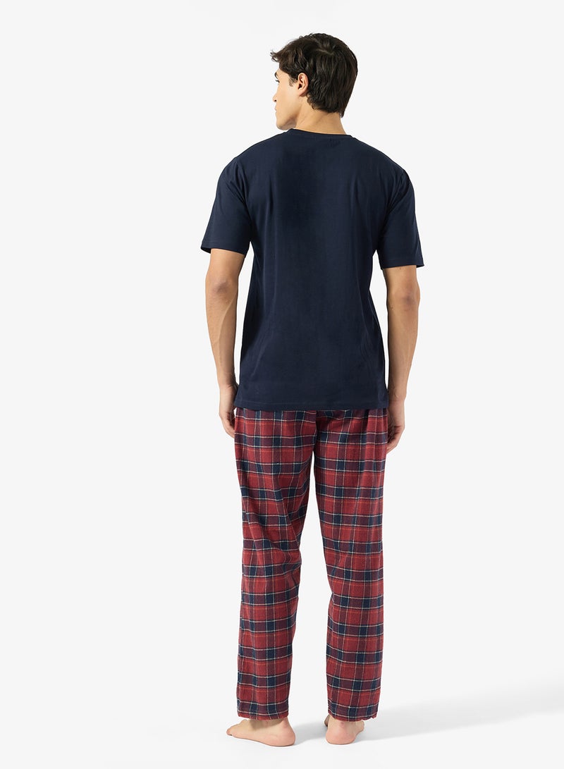 Seventy Five Regular fit tee and Pant set - Image 2